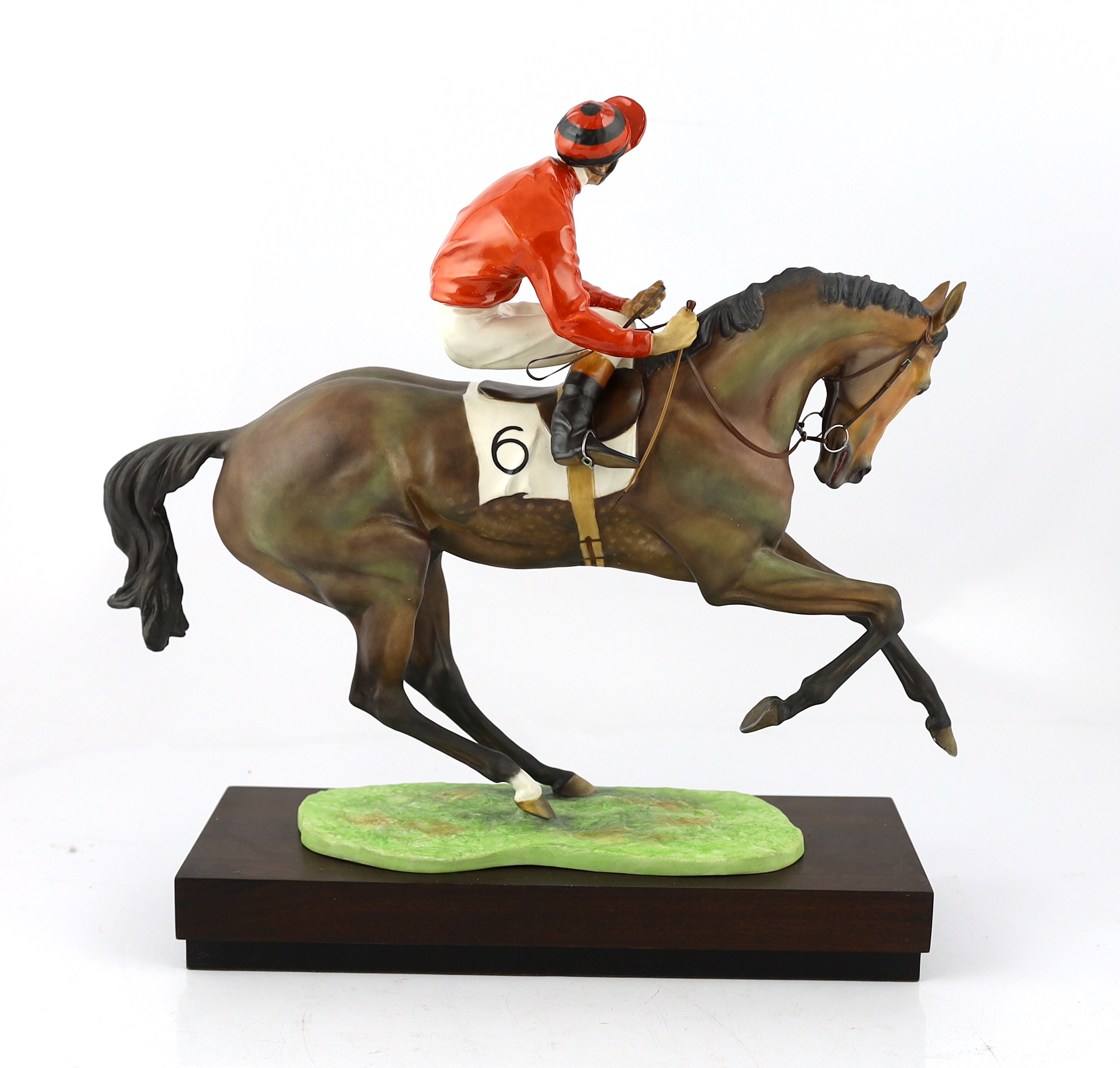 Bernard Winskill (d.1980), a Royal Worcester group, 'At the Start No.6'